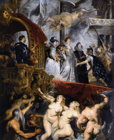 Die Landung von Marie de Médicis in Marseille von Peter Paul Rubens